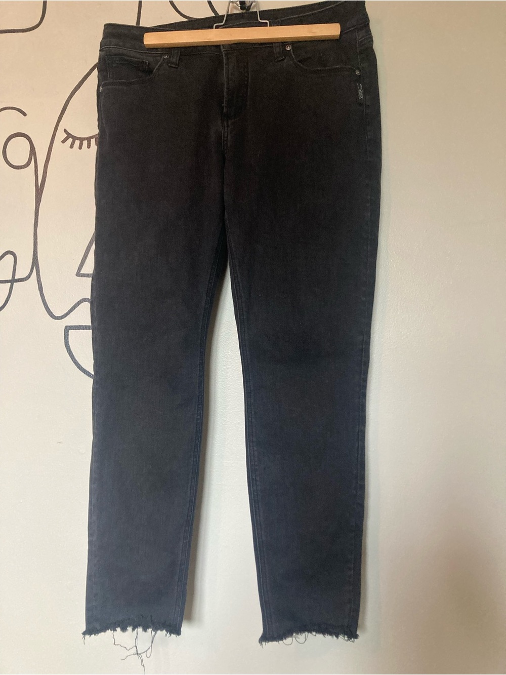 Women’s Black Silver Jeans - Avery skinny